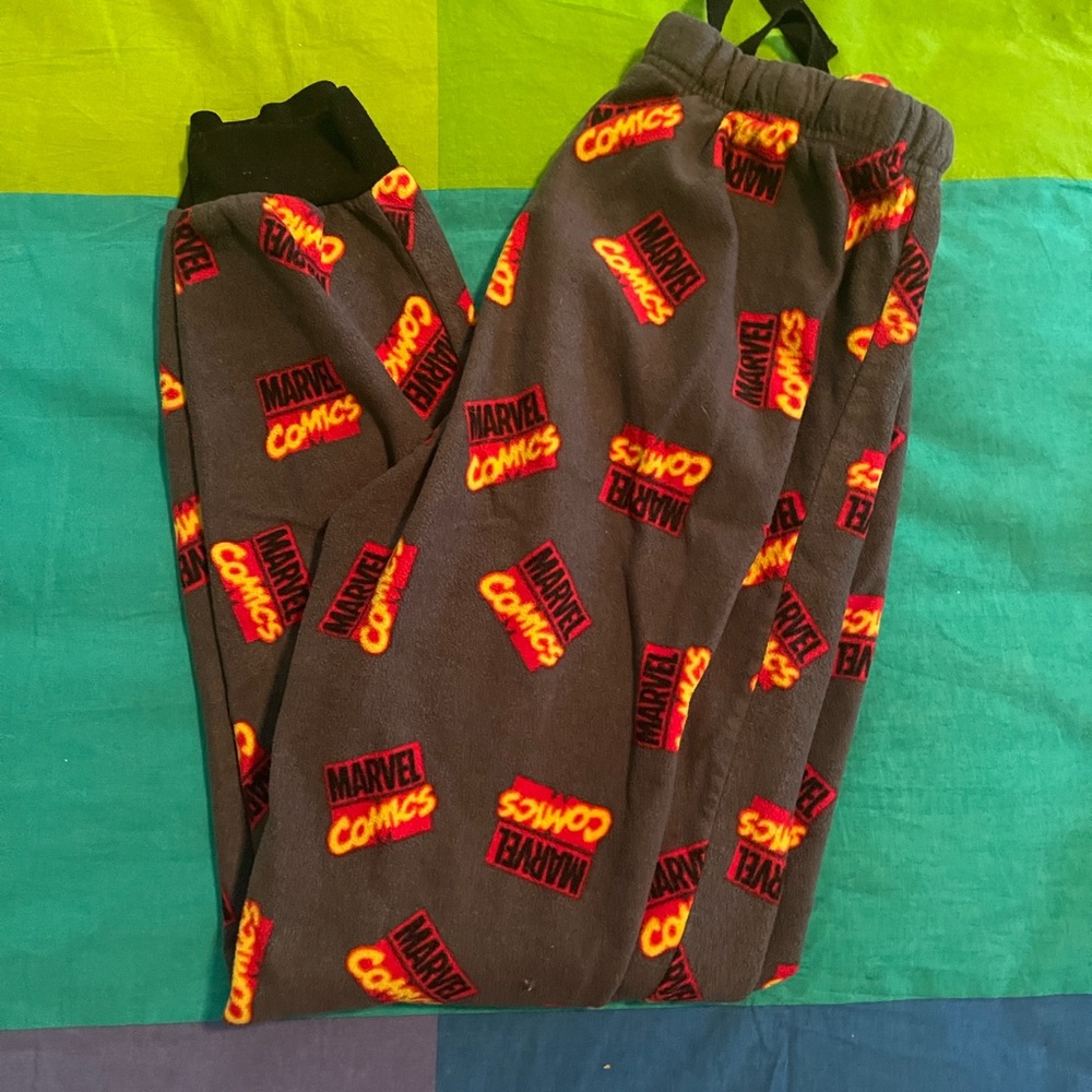 Marvel Comics Black and Red Lounge Pants